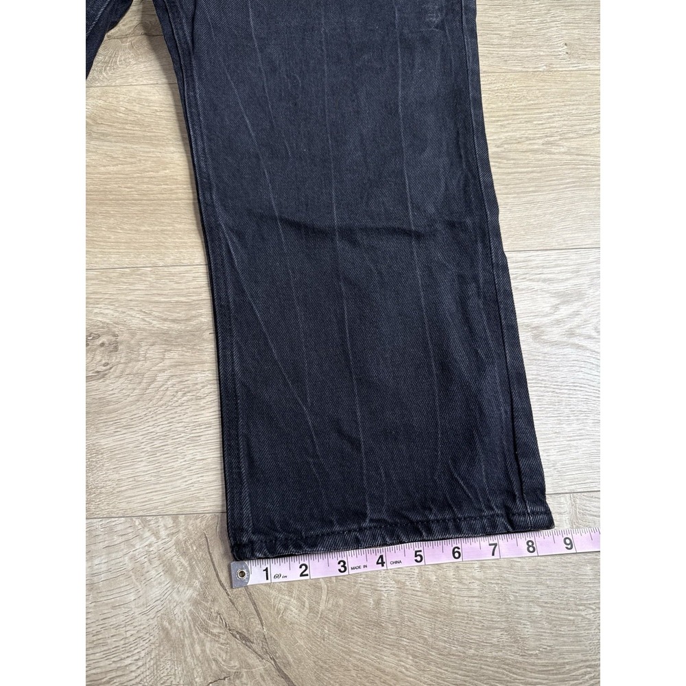 NWT Womens‎ Old Navy High Rise Slouchy Straight Black Jeans Distressed Size 18 - Picture 5 of 14